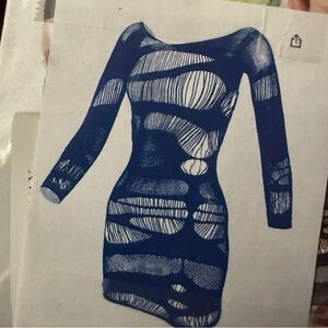 Blue sexy lingerie new